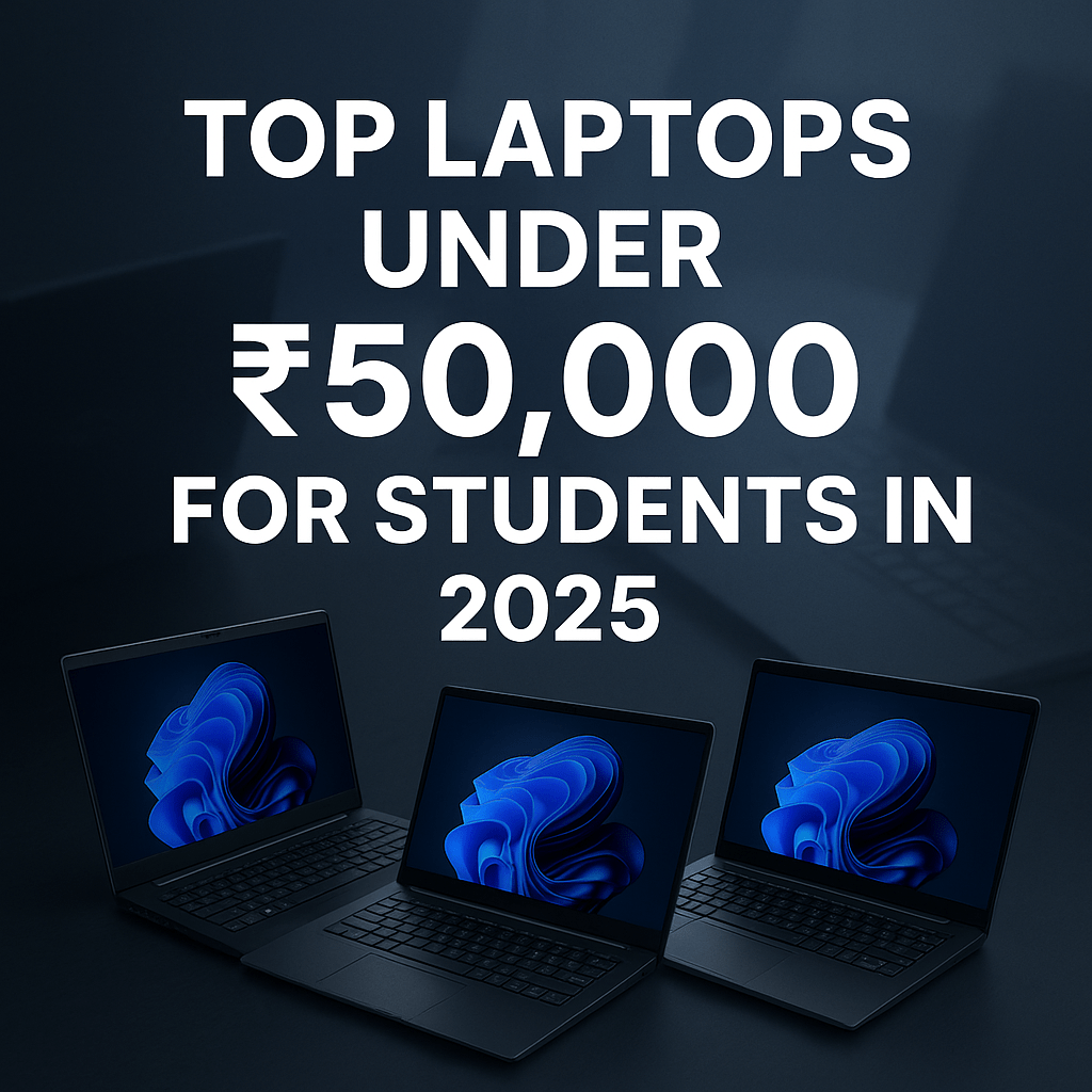 Top Laptops Under ₹50,000 for Students in 2025