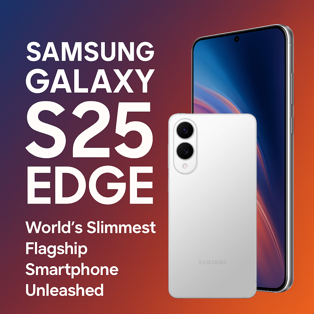 Samsung Galaxy S25 Edge: World’s Slimmest Flagship Smartphone Unleashed in&nbsp;2025